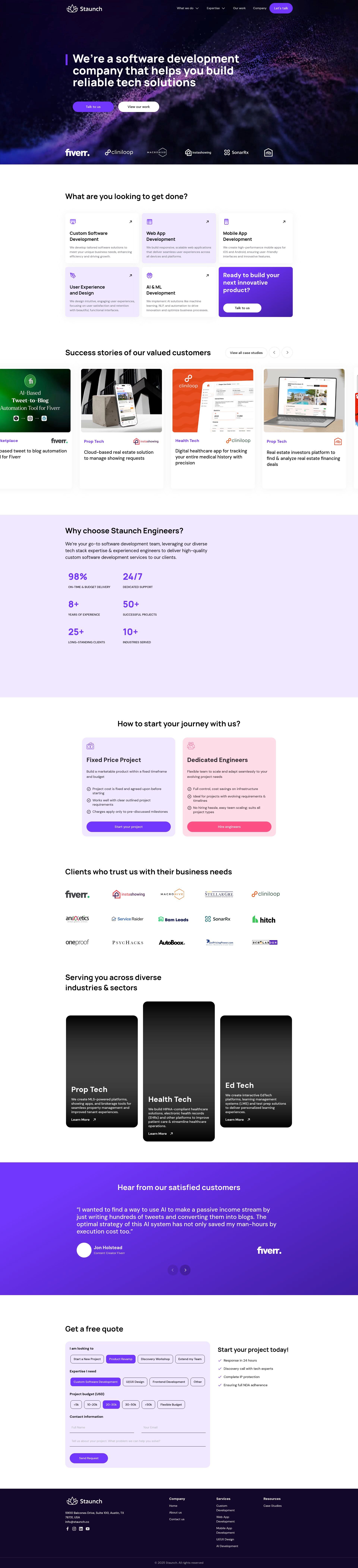 Staunch: Where Software Meets a Slightly Overzealous Marketing Team