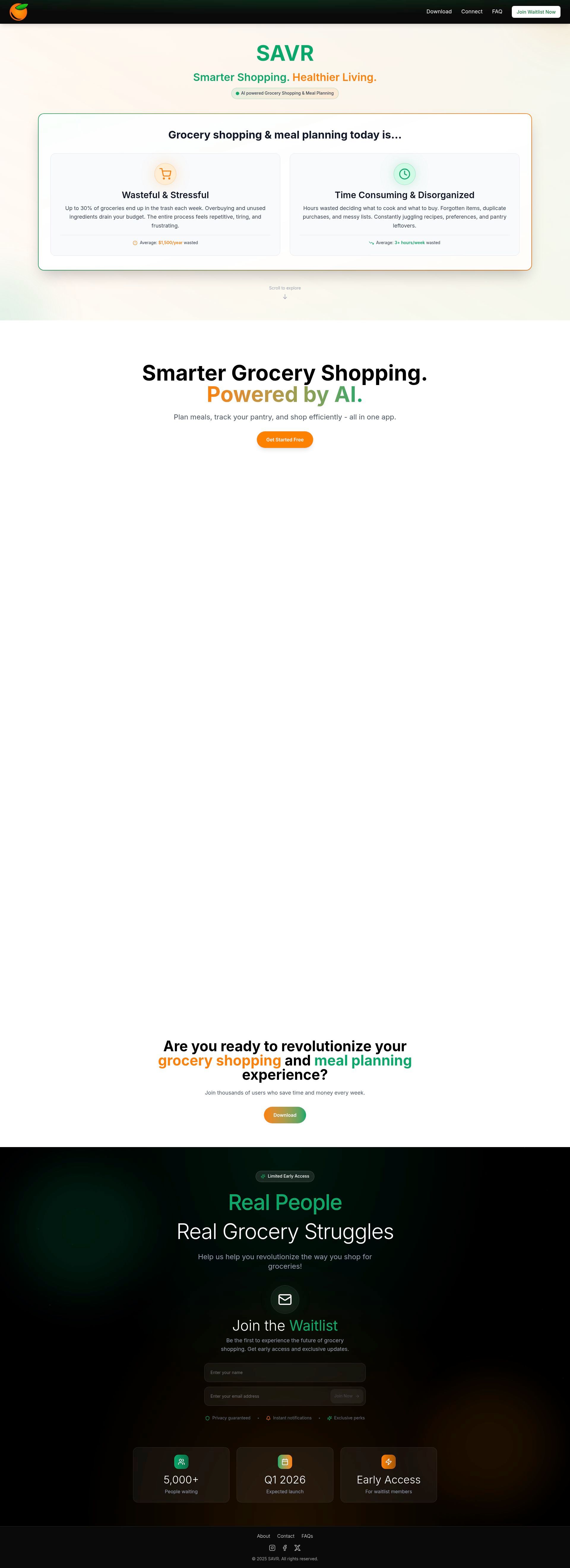 SAVR: Grocery Shopping's Newest Overthinker