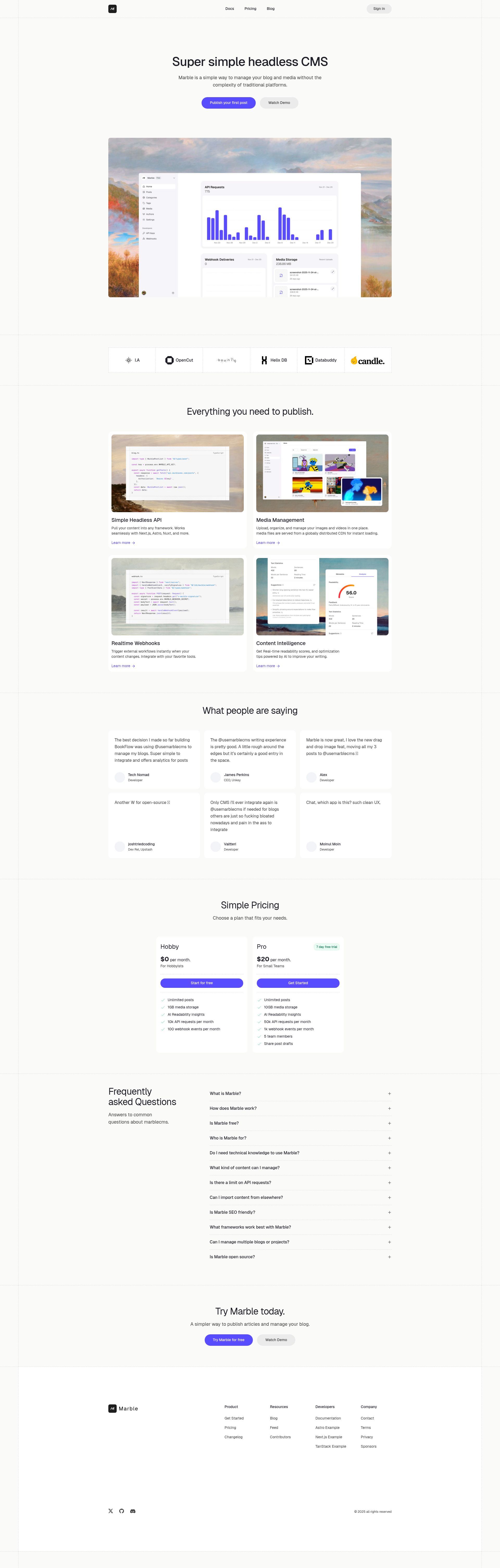 Marble: The CMS That’s Like Legos but Less Fun