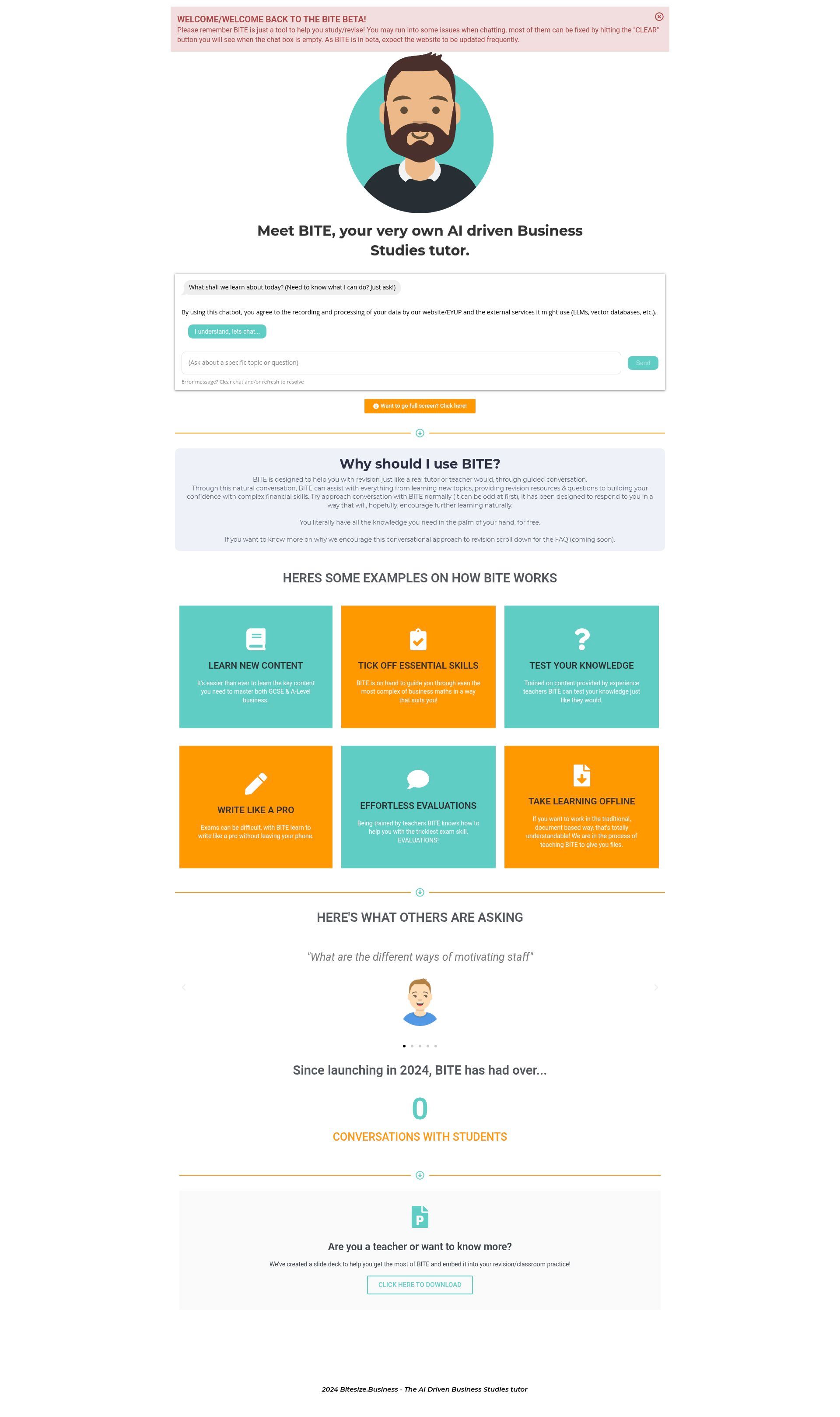 BITE: The AI Tutor That Might Just Bite Back!