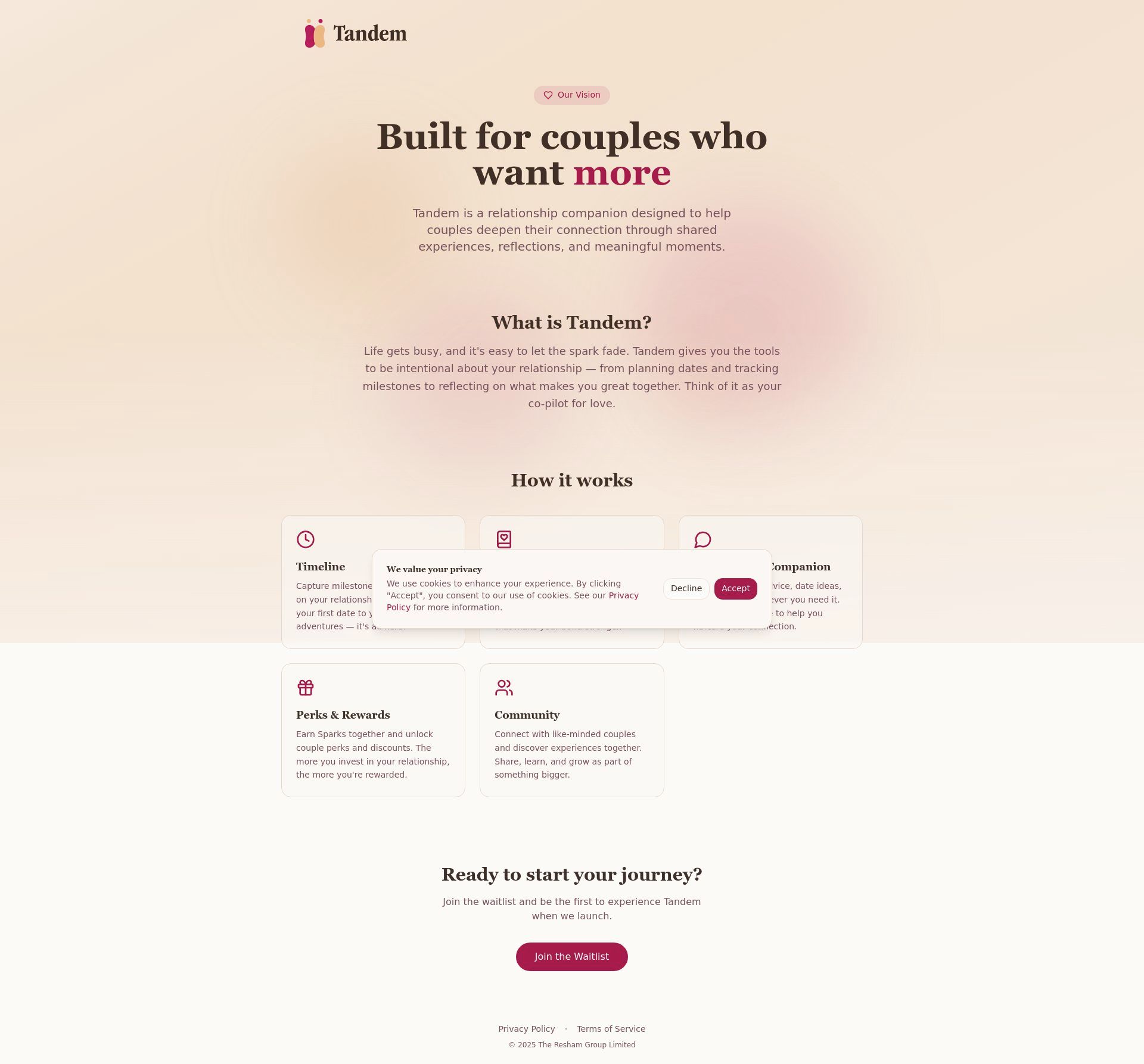 Tandem: For Couples Who Want More (of dates, not screenshots)