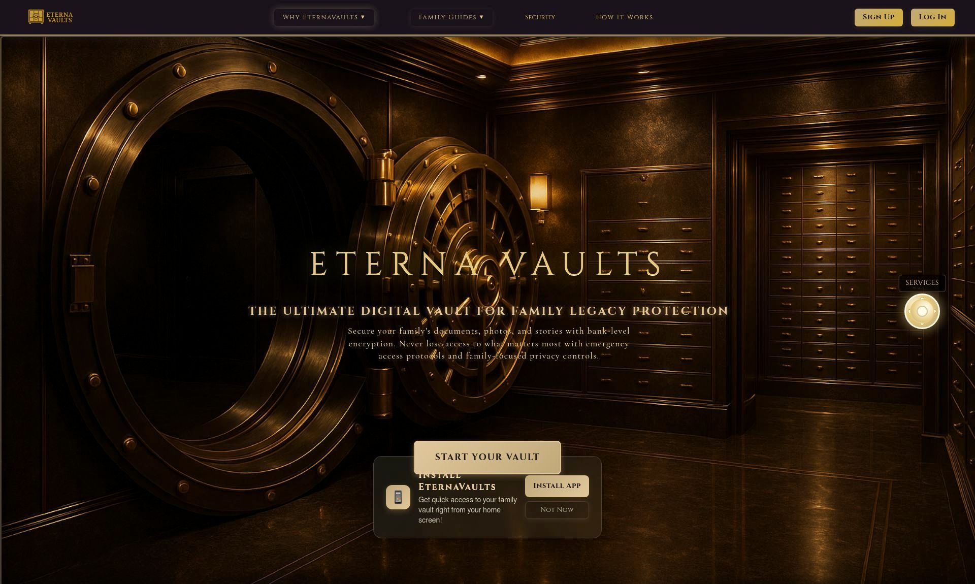 EternaVaults: The Fort Knox of Digital Family Drama